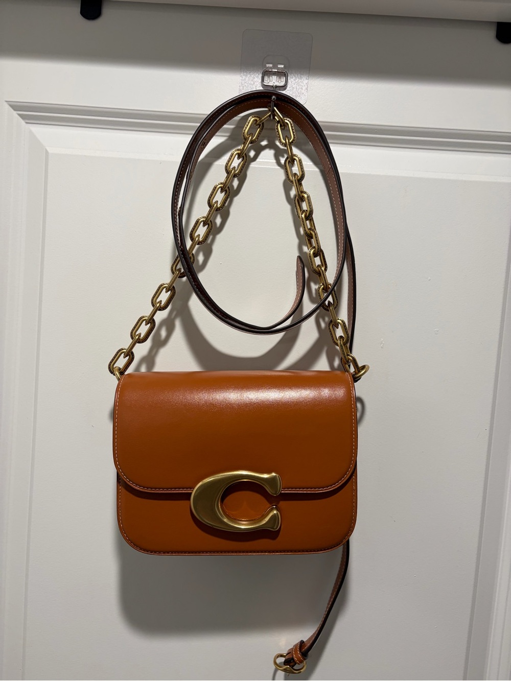 Coach IDOl Crossbody in Cognac with Gold Hardware